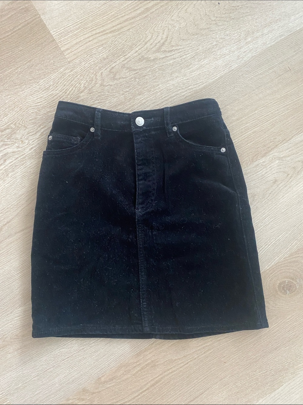 Black vintage Mini Skirt